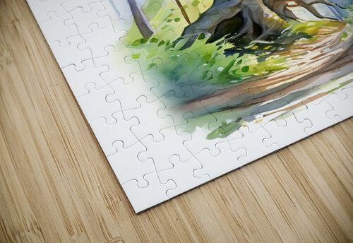 Sunlight Through the Trees Artshop puzzle