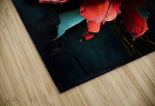 Bold Red Flower Painting Artshop puzzle