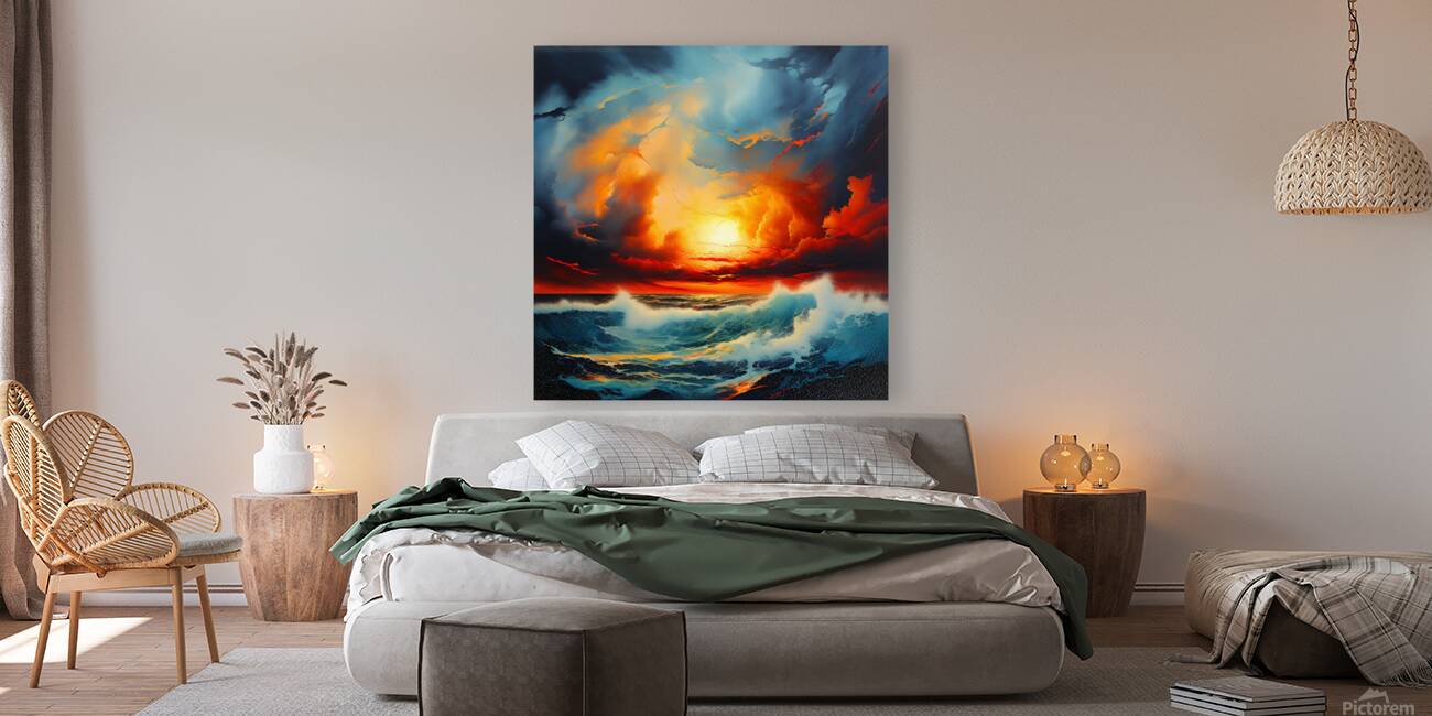 Serene Sunset Reproduction