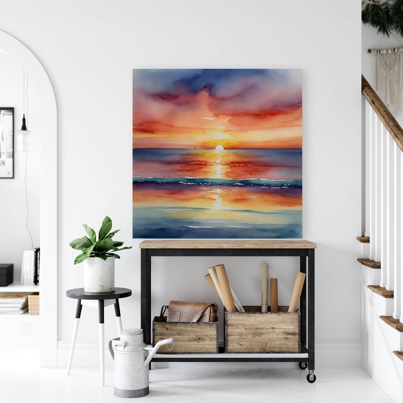 Serene Sunset Reproduction