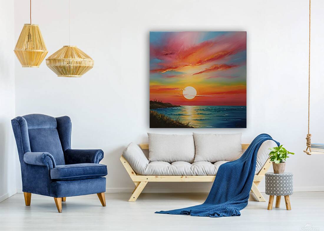 Fiery Sunset Reproduction