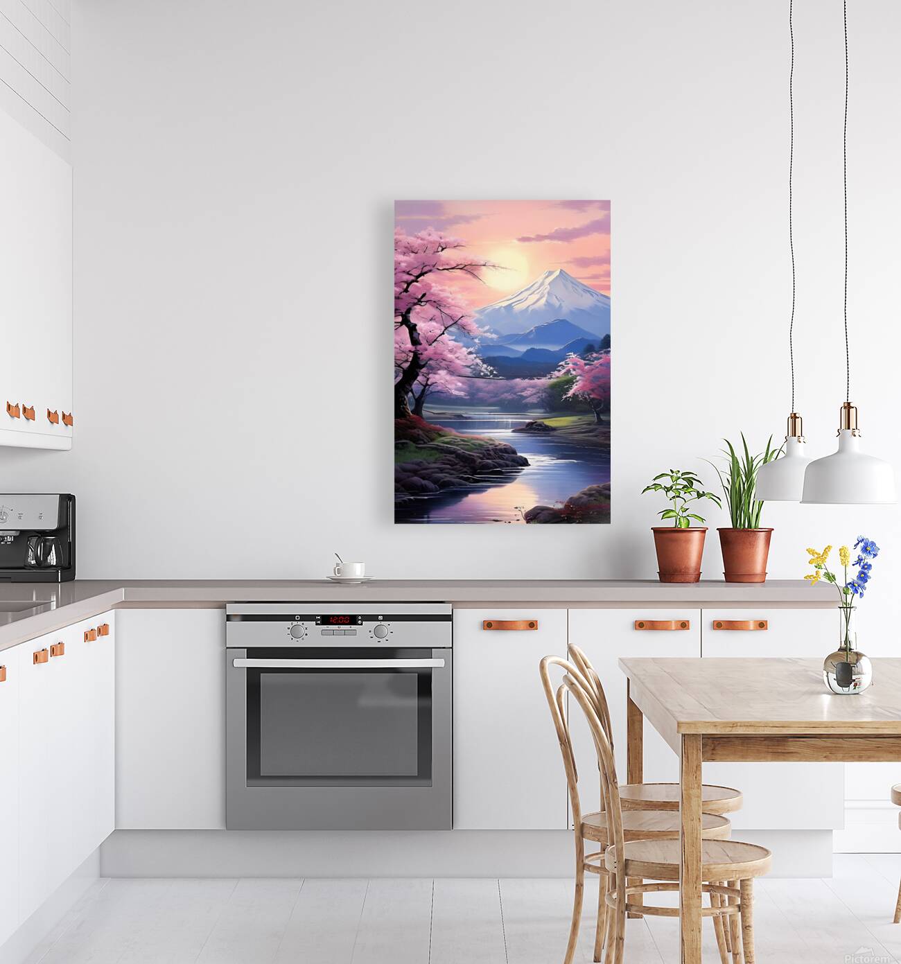Tranquil River Landscape Reproduction