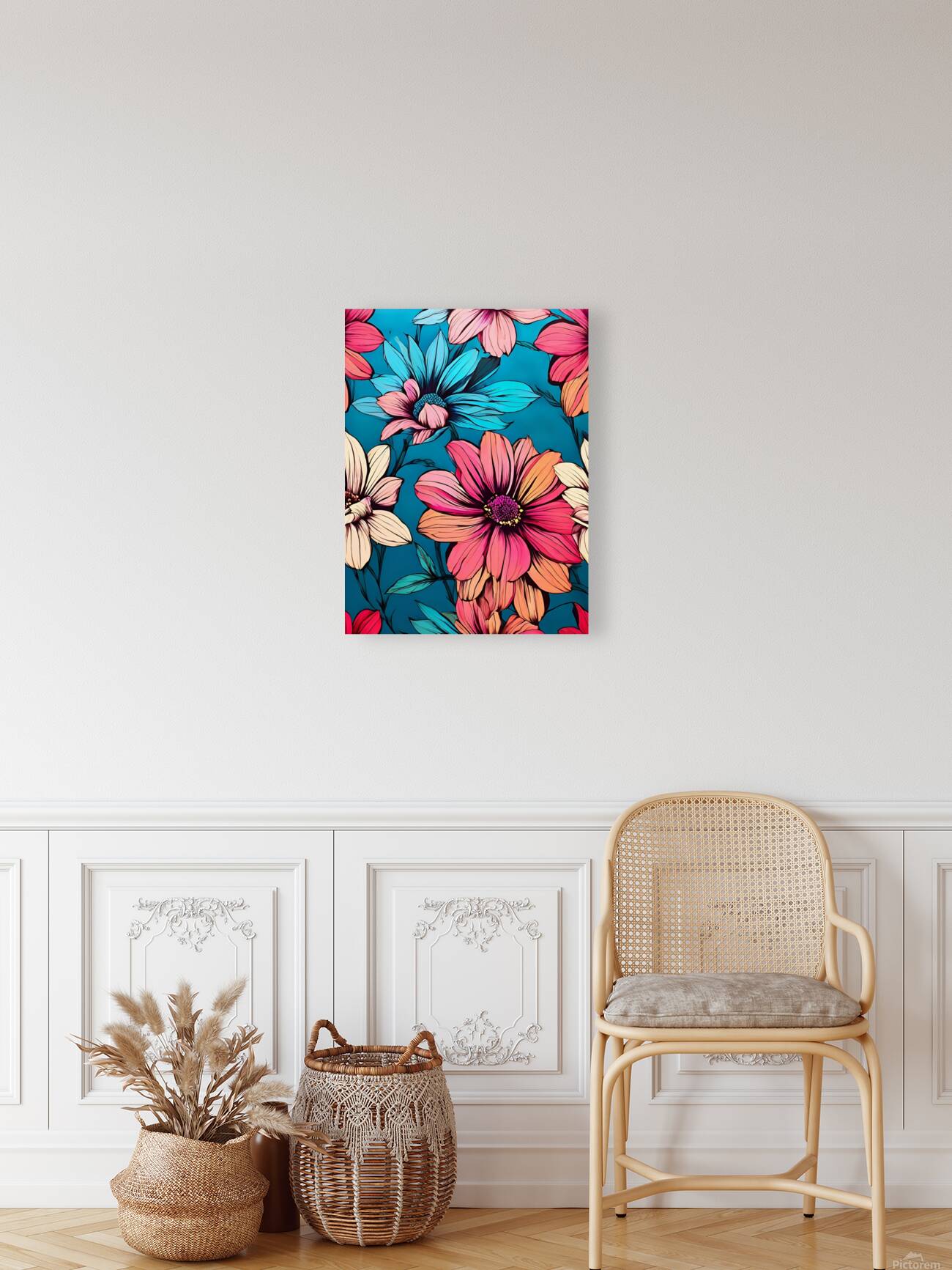 Blooming Blue Bliss Reproduction