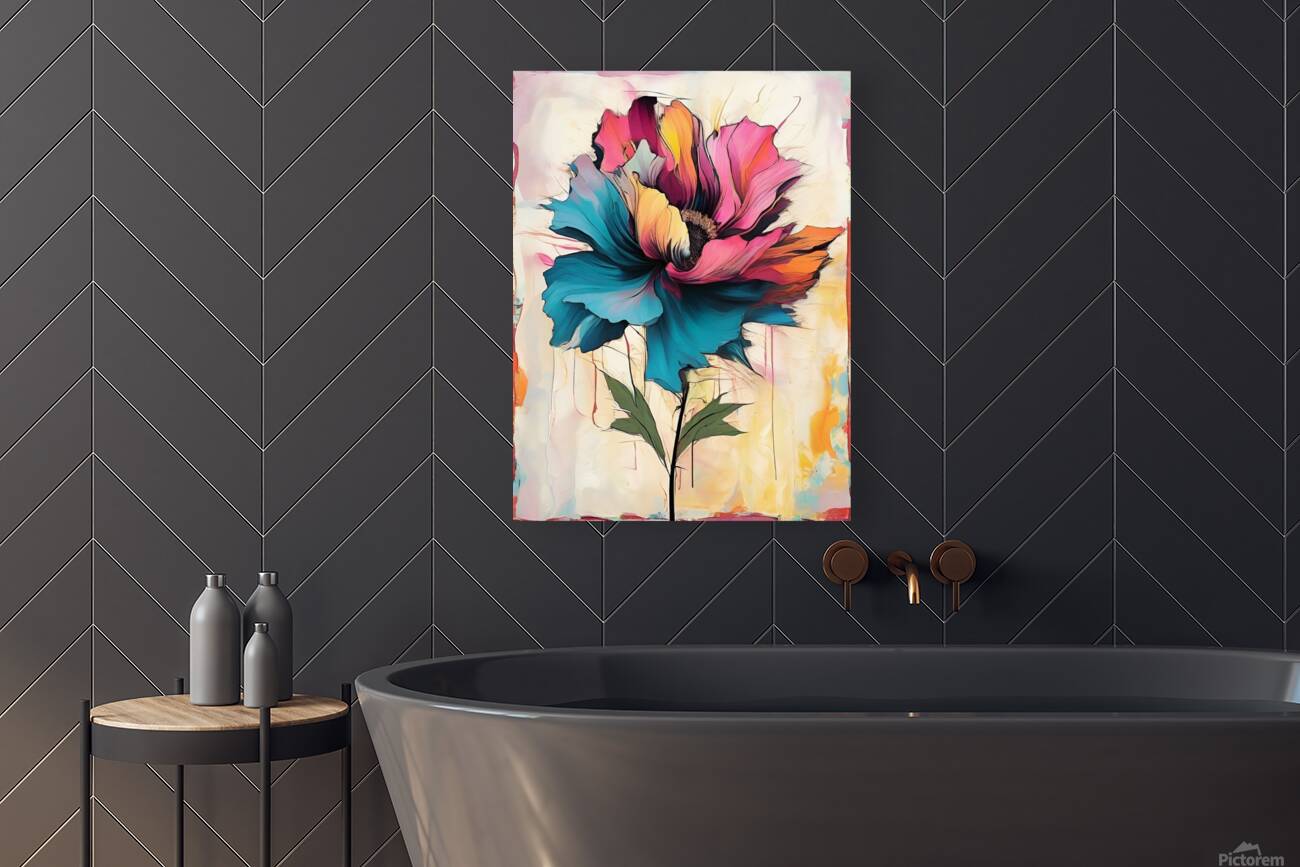  Abstract Floral Explosion Reproduction