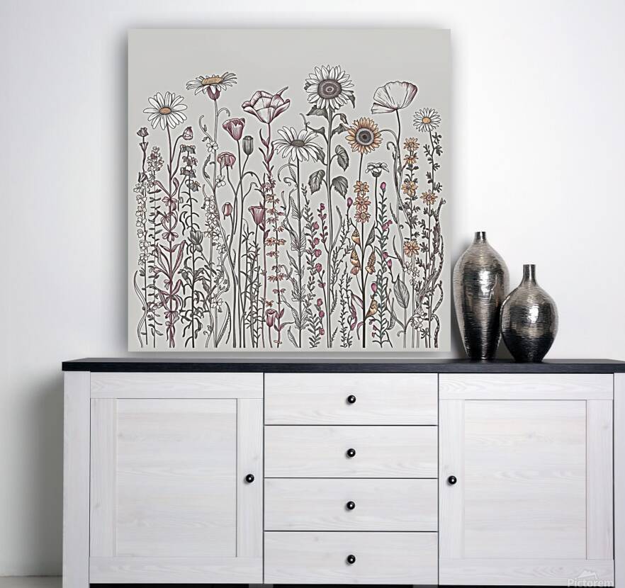 Wildflower Field Reproduction