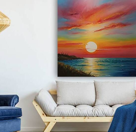 Fiery Sunset Reproduction