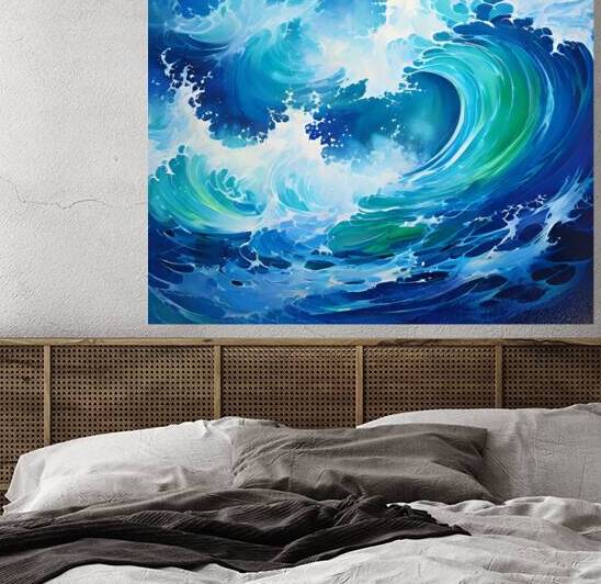 Pixelated Power: Ocean Wave by Artshop