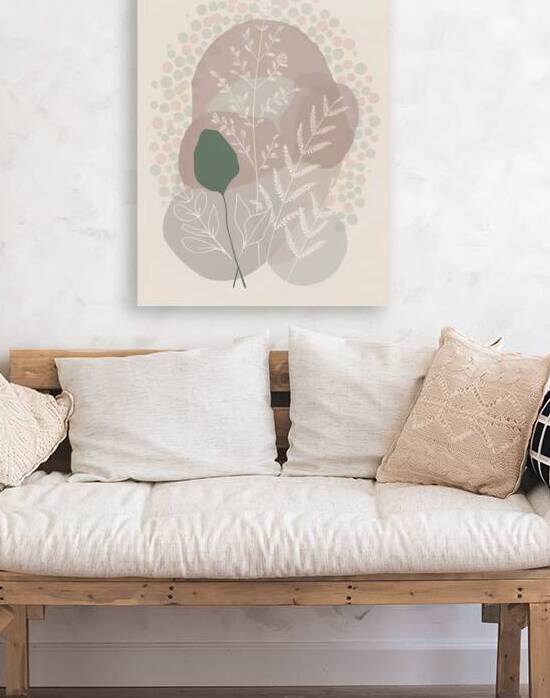 Botanical Study of Leaves and Branches by Artshop