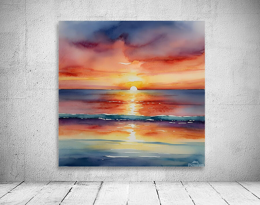 Serene Sunset Wall Preview