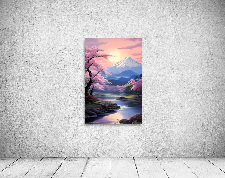 Tranquil River Landscape Wall Preview