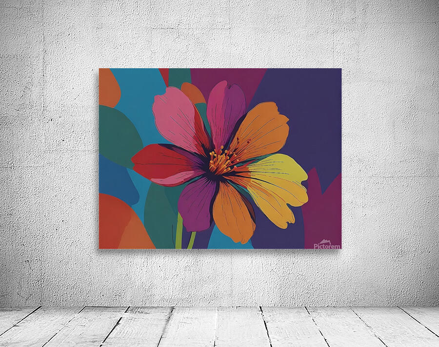 Vibrant Bloom Wall Preview