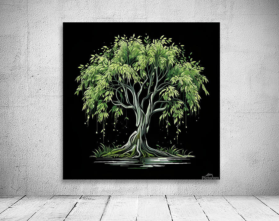 Serenity in Black and White Wall Preview