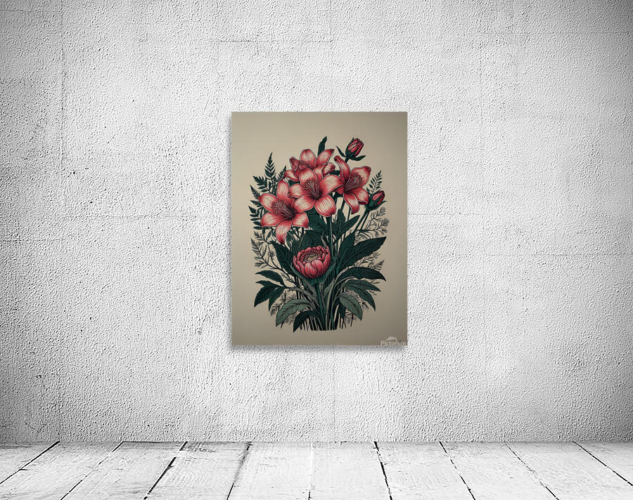 Blush Blooms Wall Preview