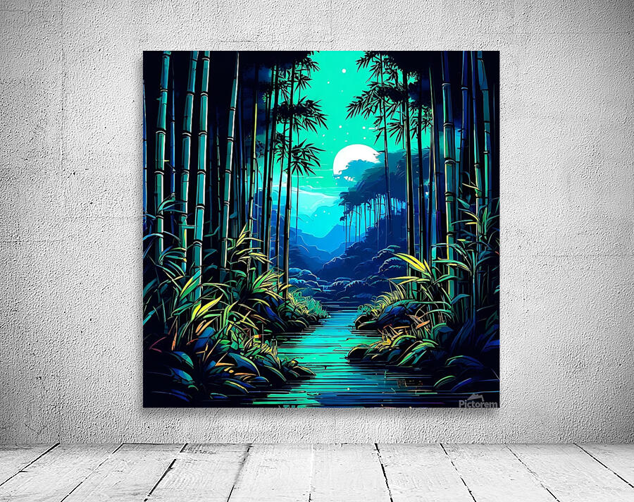 Tranquil Bamboo Forest Wall Preview