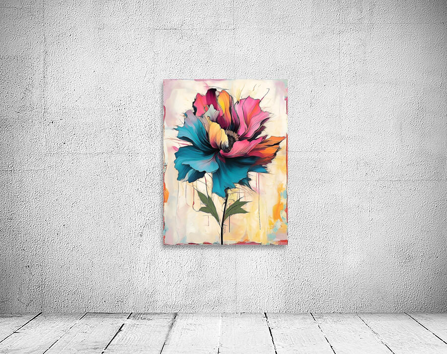  Abstract Floral Explosion Wall Preview