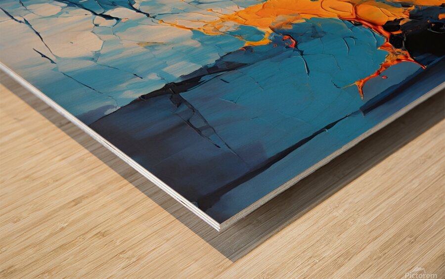  Coalescence Wood print