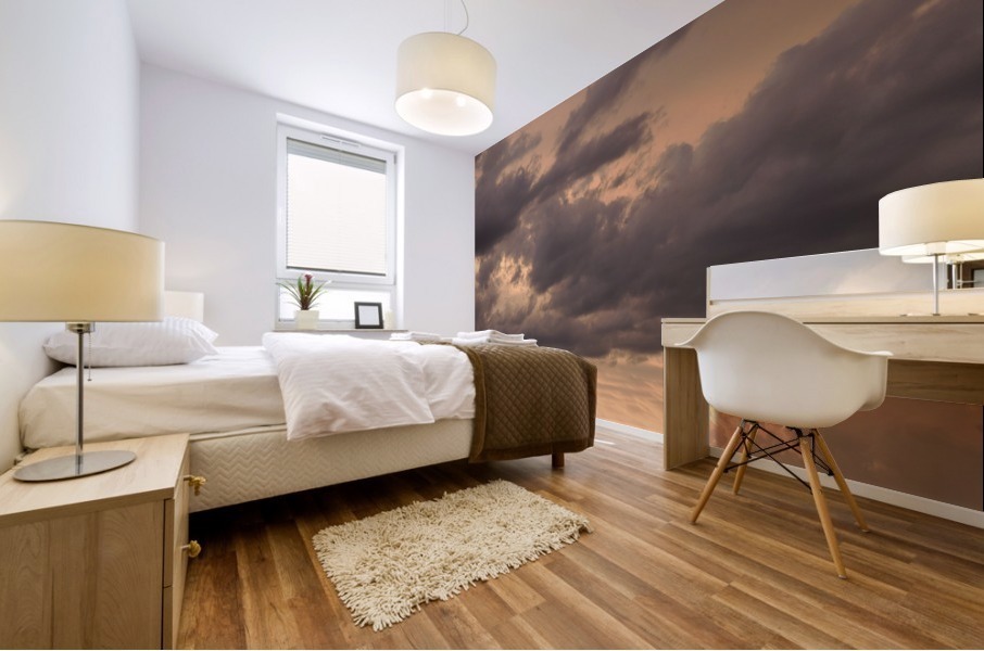 Sunset Clouds Mural print