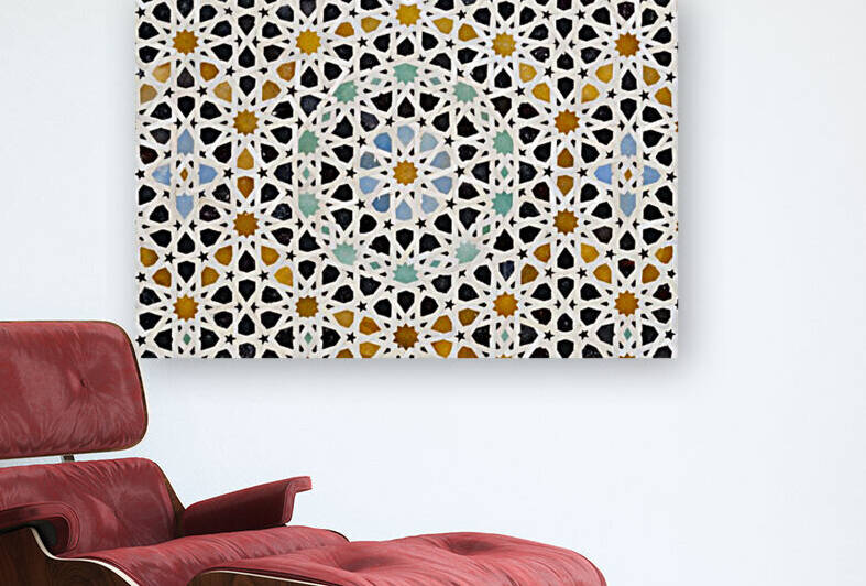 Mosaic Detail Fez Morocco by Petr Svarc