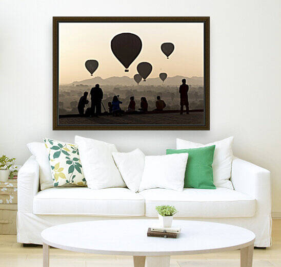 Hot-air Balloons over Bagan Myanmar by Petr Svarc