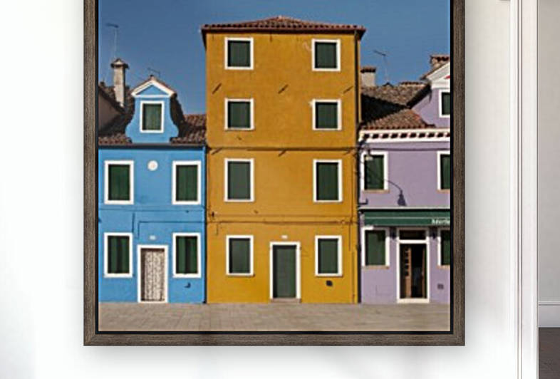 Colourful Houses Burano Italy by Petr Svarc