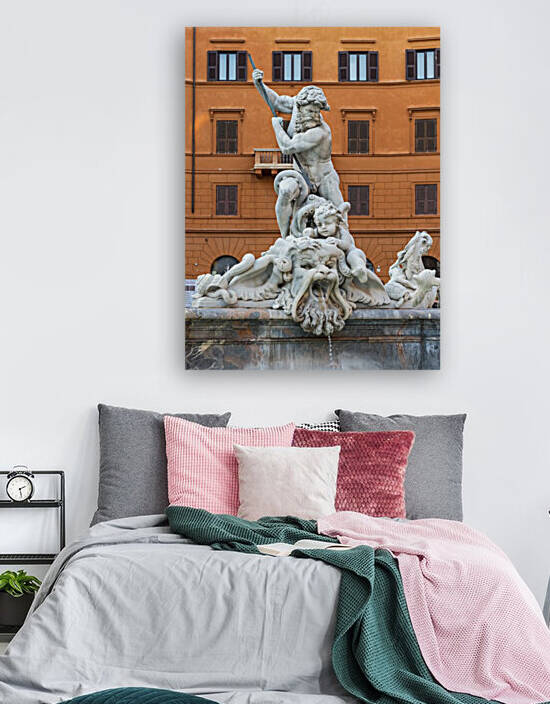 Fountain of Neptune Rome by Petr Svarc