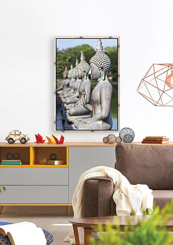 Buddha Statues Colombo Sri Lanka by Petr Svarc