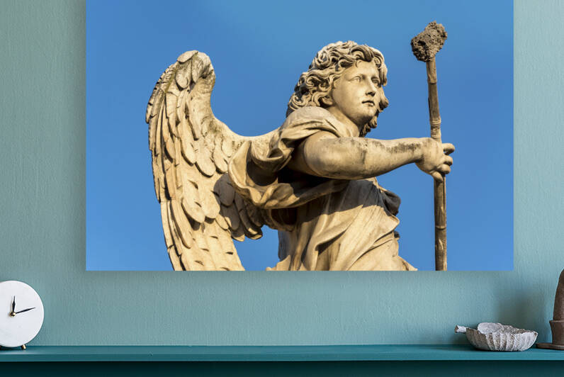 Angel Statue Ponte Sant Angelo Rome by Petr Svarc