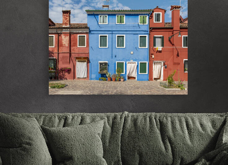 Brightly Painted Houses Burano by Petr Svarc