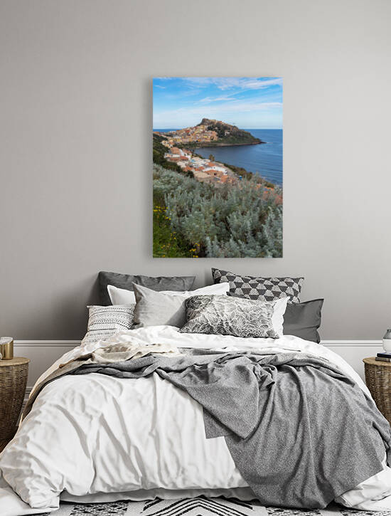 View of Castelsardo Sardinia Italy by Petr Svarc