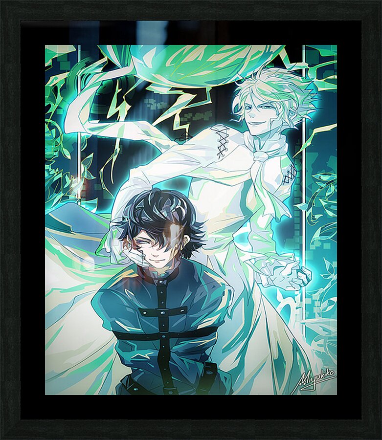 K Project 14 Picture Frame print