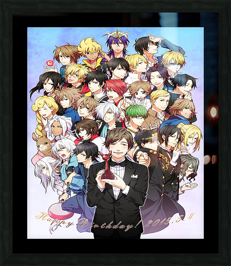 K Project 15 Picture Frame print