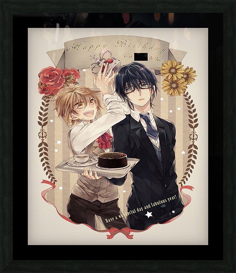 K Project 10 Picture Frame print