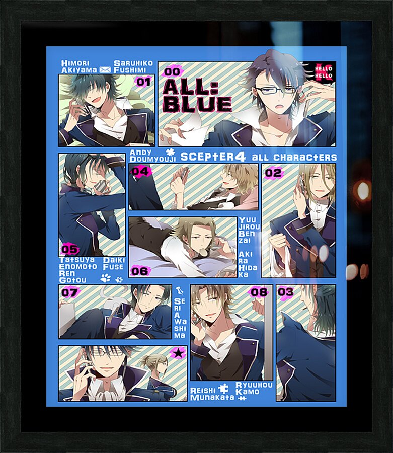 K Project 12 Picture Frame print