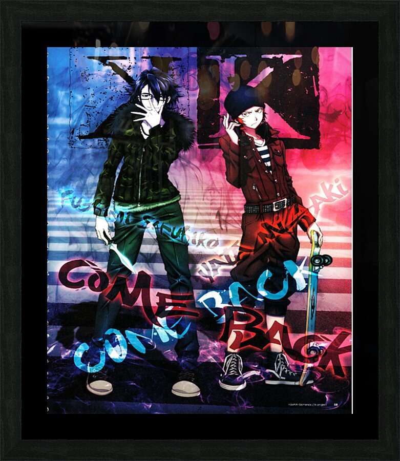 K Project 15 Picture Frame print