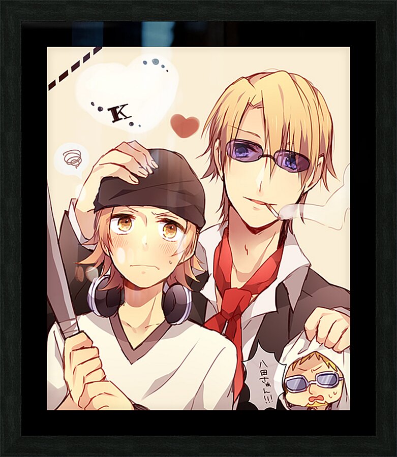 K Project 18 Picture Frame print