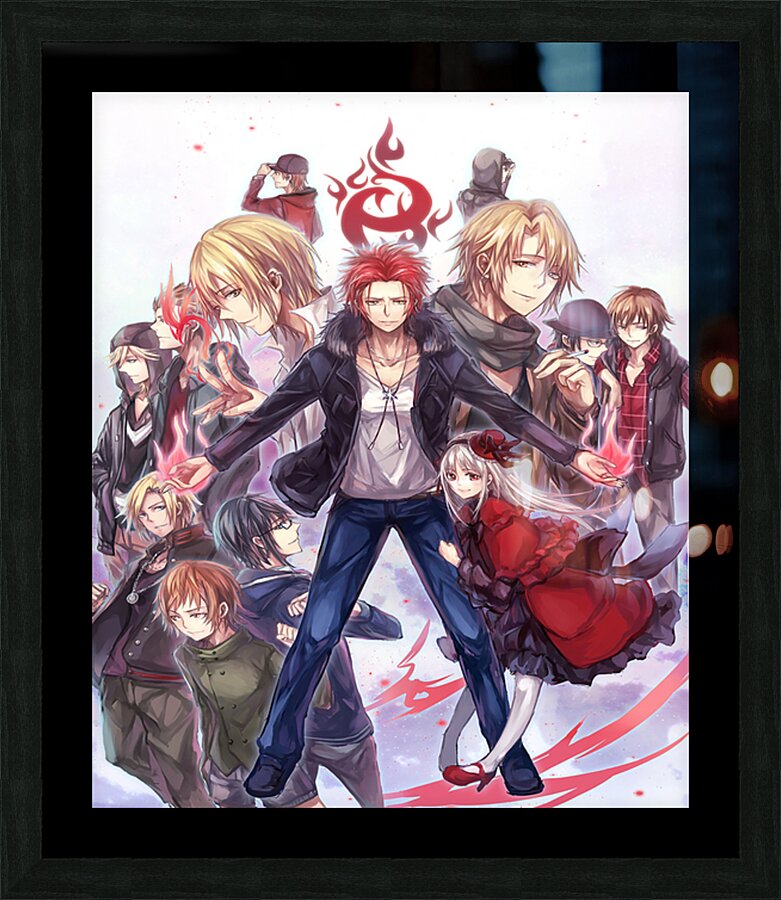 K Project 30 Picture Frame print