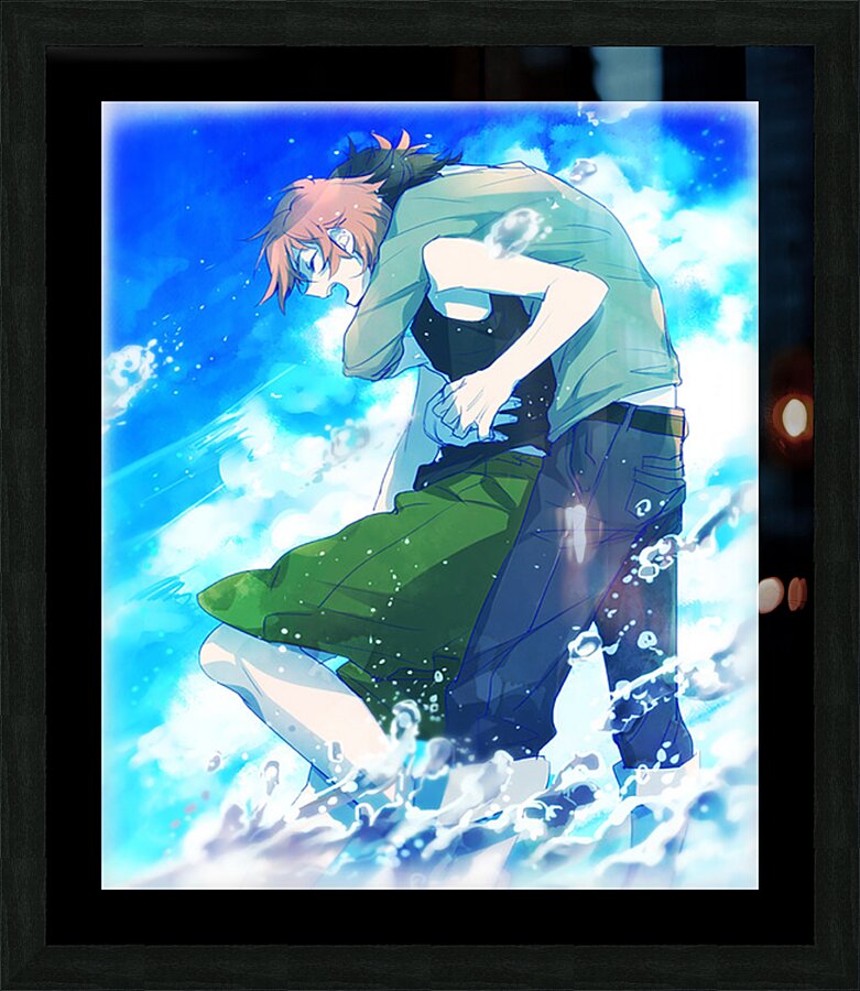 K Project 18 Picture Frame print
