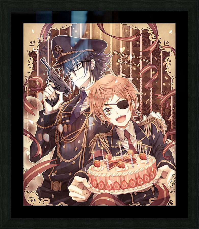 K Project 24 Picture Frame print