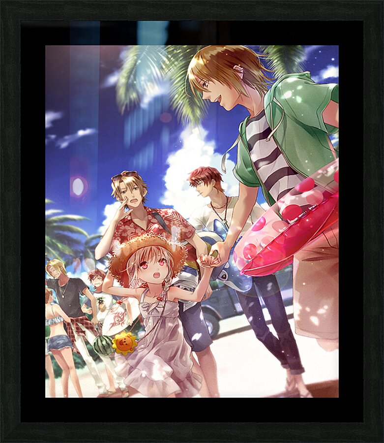 K Project 30 Picture Frame print