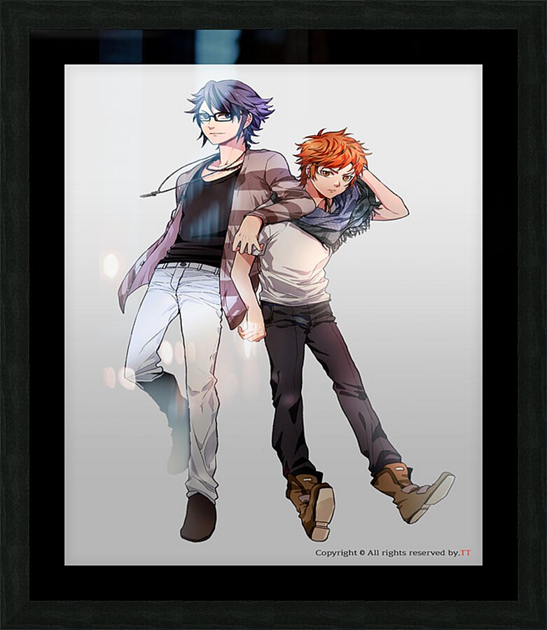 K Project 8 Picture Frame print