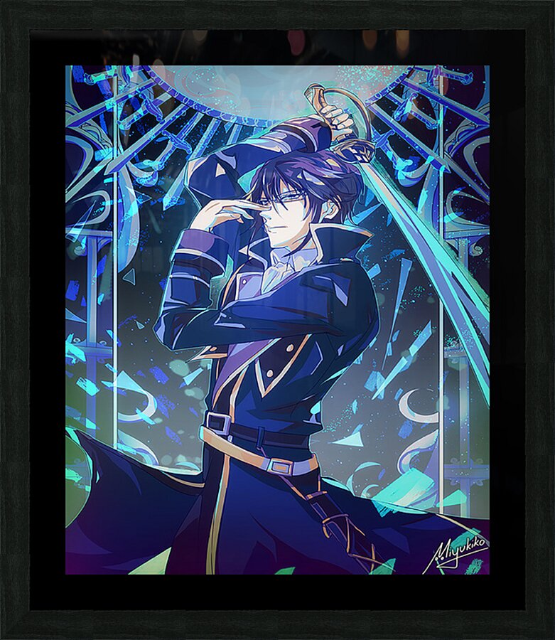 K Project 16 Picture Frame print