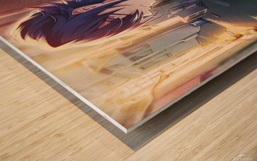 K Project 32 Wood print
