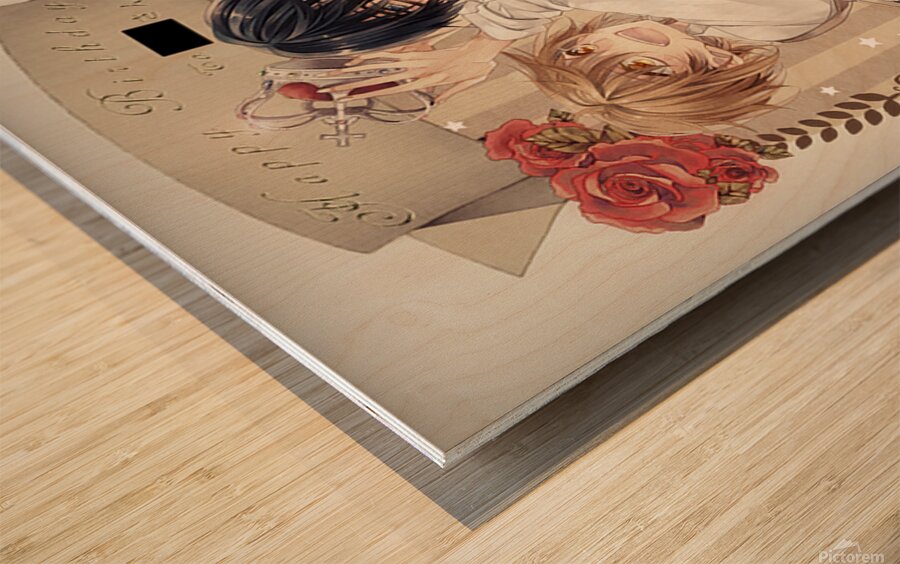 K Project 10 Wood print