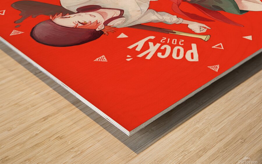 K Project 3 Wood print