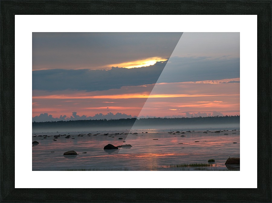 coucher de soleil  Picture Frame print