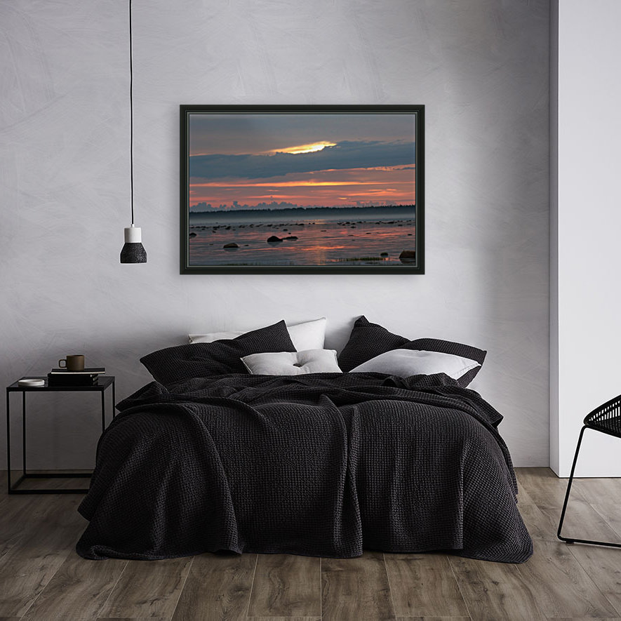 coucher de soleil  Reproduction