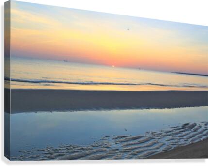Summer Beach Sunrise Canvas Print