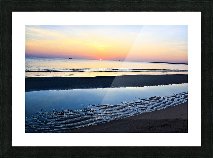 Beachy Sunrise Picture Frame print