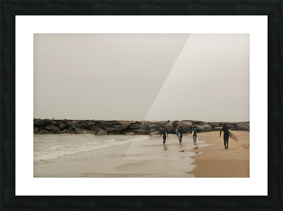 Dedicated Surfers Picture Frame print