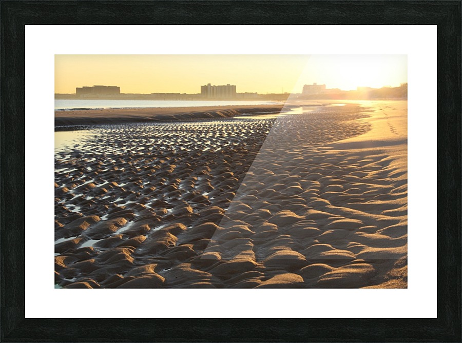 Sculpted sand Picture Frame print